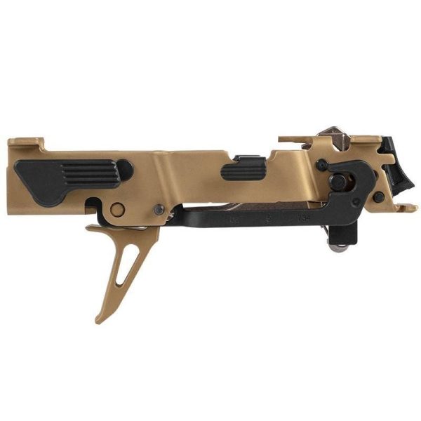 Sig sauer 320 fire control unit 9mm luger/40/357 skeletonized flat blade trigger gold