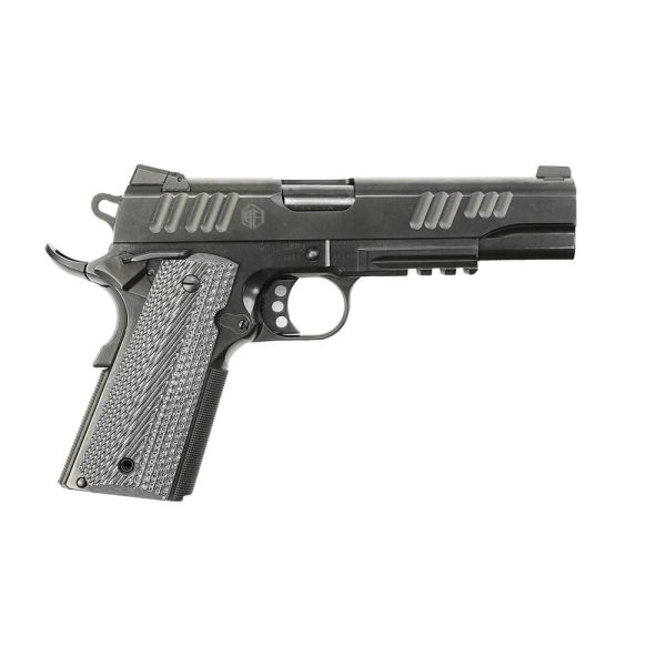 Alpha foxtrot af1911 70 series handgun 9mm luger 9rd magazine 5" barrel black novak sights