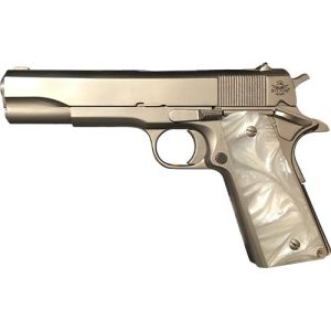 Ria gi standard full size matte nickel handgun. 45 acp 8rd magazine 5" barrel