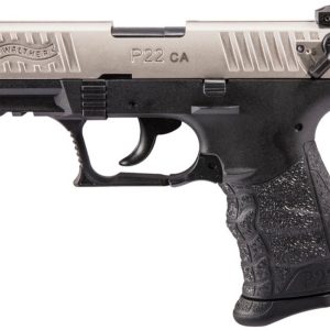 Walther arms p22 22lr 10+1 3. 4" nickel ca