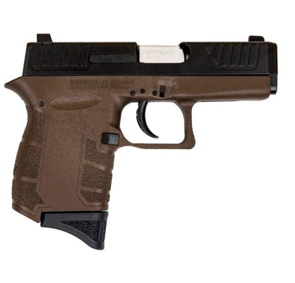 Diamondback firearms db9 gen iv 9mm blk/brz 3" 6+1