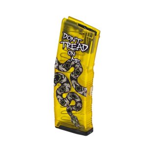 Amend2 ar-15 rifle magazine translucent yellow don't tread on me 5. 56x45mm/. 223 rem 30/rd