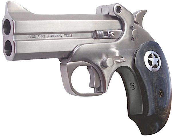 Bond arms ranger ii derringer w/ trigger guard. 45 colt/410ga. 2rd capacity 4. 25"barrel stainless steel
