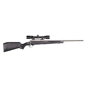 Savage 110 apex storm xp rifle 243 win 4rd capacity 22" barrel black synthetic stock 3-9x40mm vortex crossfire ii