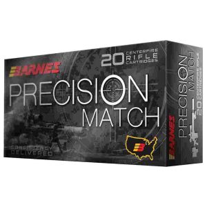 Barnes precision match rifle ammunition. 308 win 175 gr otm bt  20/box