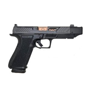 Shadow systems dr92op elite optic cut handgun 9mm luger 15rd magazine 4" bronze barrel compensated black frame/slide