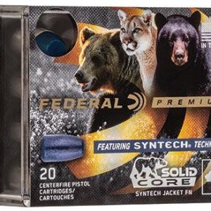 Federal solid core handgun ammunition. 357 mag 180 gr tsj 20/ct