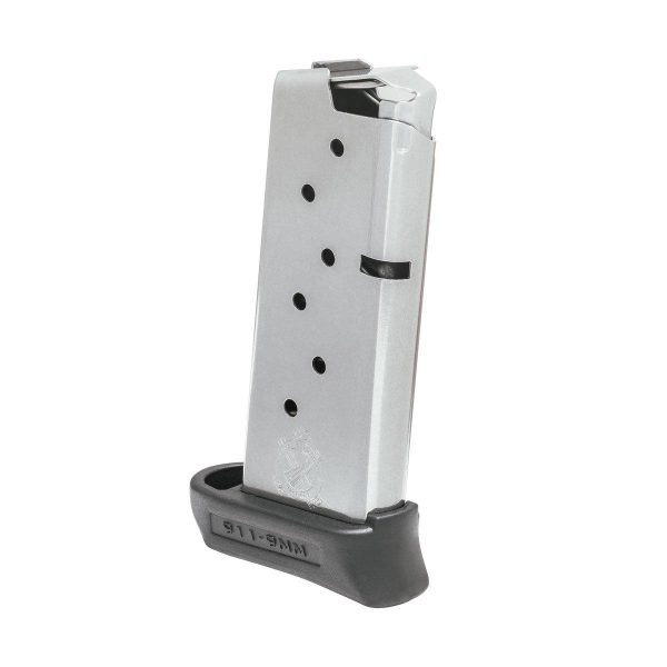 Springfield 911 stainless steel magazine w/ pinky extension 9mm 7/rd