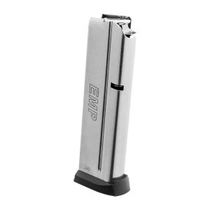 Springfield emp stainless steel magazine with slam pad. 40 sw 8/rd