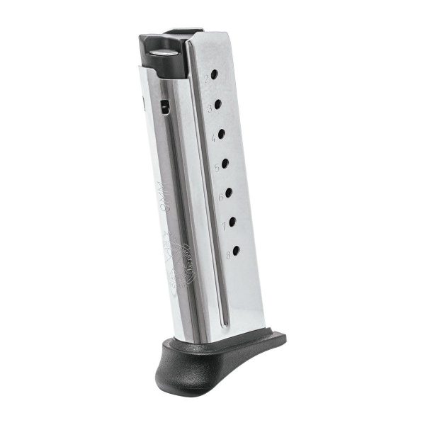 Springfield armory xd-e handgun magazine with pinky ext floor plate 9mm luger 8/rd