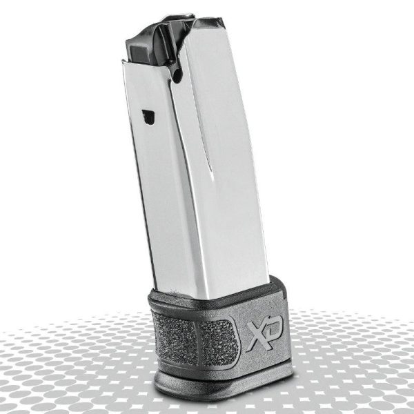 Springfield armory xd mod. 2 high capacity subcompact magazine w black x-tension. 40 s&w 12/rd stainless