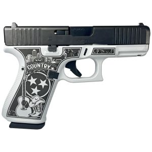 Glock 19 gen 5 custom "tennessee-navy gray" handgun 9mm luger 15/rd magazines (3) 4. 02" barrel austria