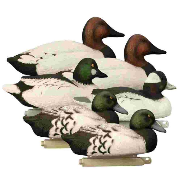 Higdon outdoors battleship diver pk 2 bluebills 2 canvasbacks 1 bufflehead 1 goldeneye