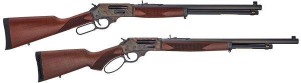 Henry color case hardened lever action side gate. 30-30 rifle 5rd magazine 20" barrel