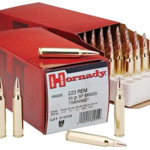 Hornady custom rifle ammunition. 223 rem 55 gr sp 3240 fps - 50/box