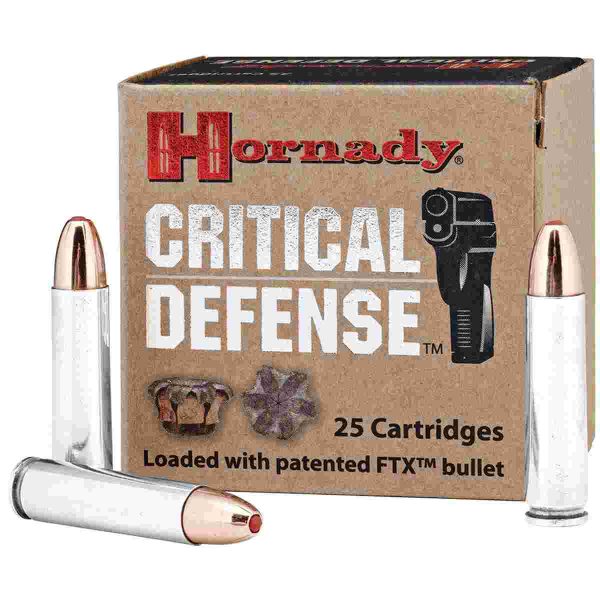 Hornady critical defense. 30 carbine 110 gr ftx  - 25/box