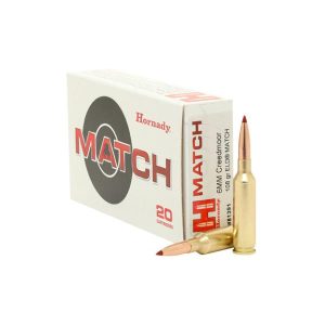 Hornady match rifle ammunition 6mm creedmoor 108 gr eld 2660 fps 20/ct