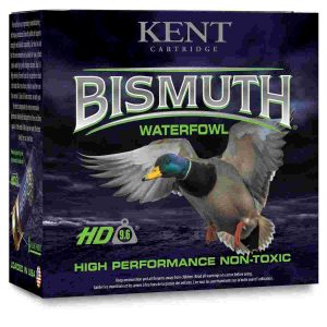 Kent bismuth high-performance non-toxic shotshells 12 ga 2-3/4" 1-1/4oz 1350 fps #4 25/ct