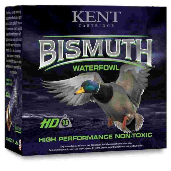 Kent bismuth high-performance non-toxic waterfowl & upland shotshells 20ga 3" 1oz 1400 fps #4 25/ct