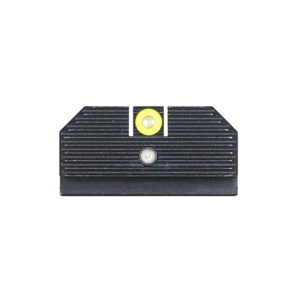Night fision student of the gun accur8 night sight set yellow front black back for glock 42/43/43x