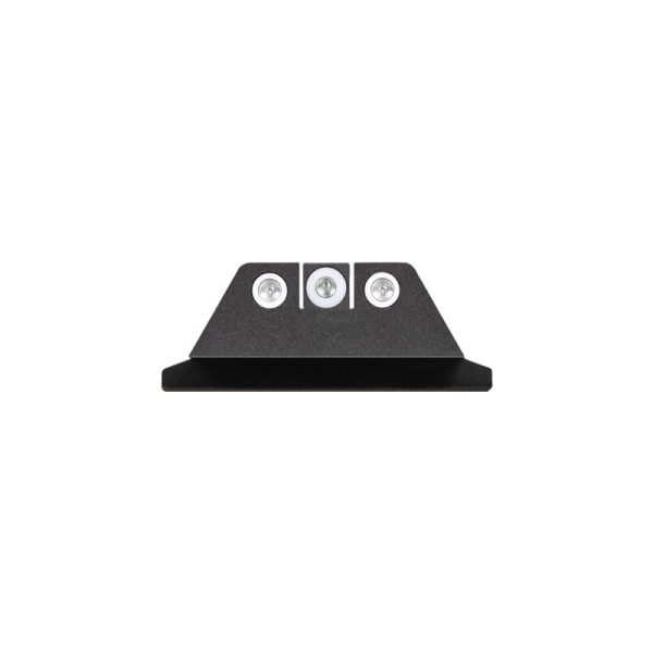 Night fision night sight set white front white back for s&w