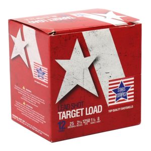 Trz trading target load shotshells 12 ga 2-3/4" 1-1/8 oz 1250 fps #8 25/ct
