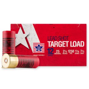 Trz trading target load shotshells 12 ga 2-3/4" 1-1/8 oz 1250 fps #7. 5 25/ct