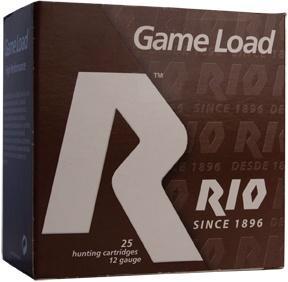 Rio super game shotshells 12 ga 2-3/4" 1-1/8 oz 1280 fps #6 25/ct