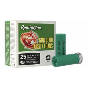Remington gun club target load 12 ga 2 3/4" 1-1/8 oz #7. 5 1145 fps 25/ct