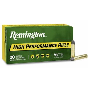 Remington high performance rifle ammunition. 32-20 win 100 gr lrn 1210 fps 50/ct
