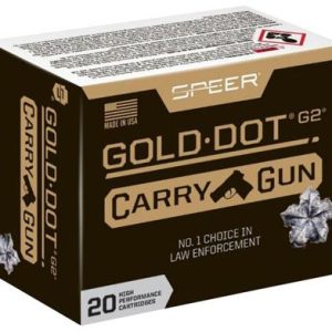 Speer gold dot handgun ammunition 9mm luger 135gr hp 20/ct