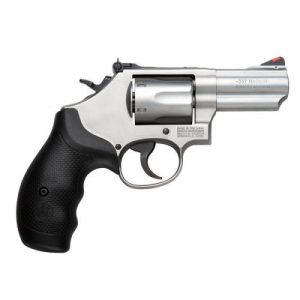 Smith & wesson k-frame model 66 combat magnum handgun. 357 mag 6rd capacity 2. 75" barrel silver with black grip