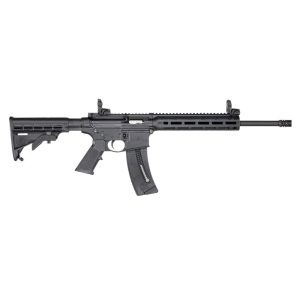 Smith & wesson m&p15-22 sport rifle. 22 lr 25rd magazine 16. 5" barrel black howard leight hearing bag bundle