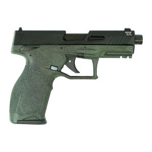 Taurus tx22 gen 2 handgun. 22 lr 10rd magazines (2) 4. 16" barrel od green splatter grip/black grip