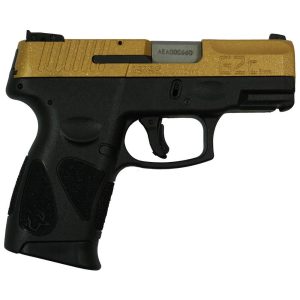 Taurus g2c "gold glitter" handgun 9mm luger 12rd magazines(2) 3. 2" barrel