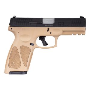 Taurus g3 tenifer matte black/tan 9mm luger full size 17rds. Steel sights 4" barrel