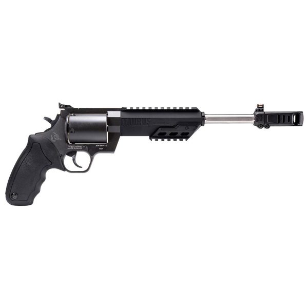 Taurus raging hunter 460 s&w magnum 5 round capacity 10. 5" barrel black grip
