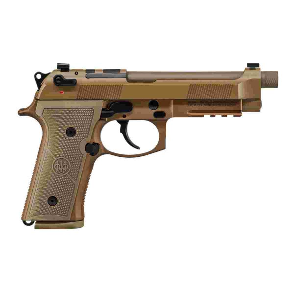 Beretta m9a4 centurion g handgun 9mm luger 18rd magazines(3) 4. 8" barrel fde cerakote