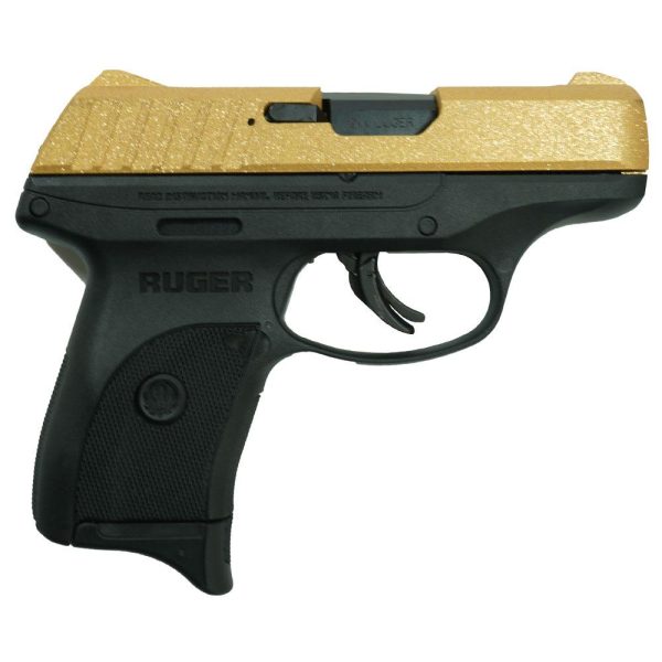 Ruger ec9s gold glitter handgun 9mm luger 7rd magazine 3. 12" barrel