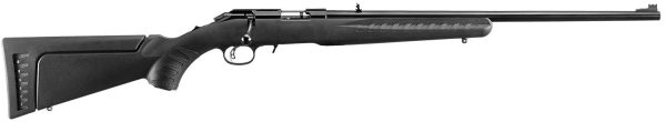 Ruger american 22wmr rimfire 22" brl satin blue