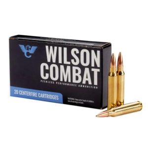 Wilson combat sierra matchking rifle ammunition. 223 rem 69gr hpbt 2700 fps 20/ct