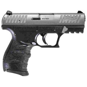 Walther ccp m2 handgun 9mm luger 8rd magazine 3. 54" barrel silver slide with black frame