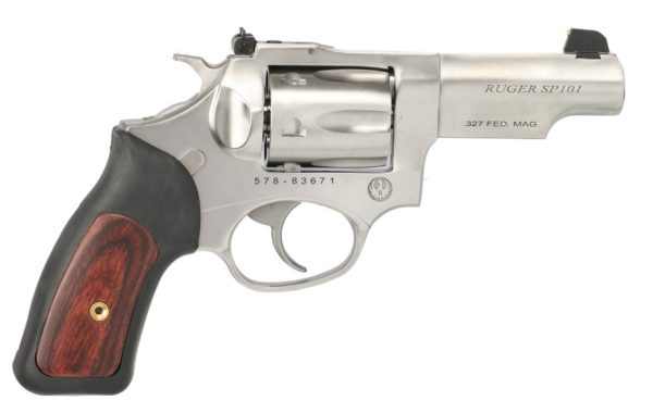 Ruger sp101 327fed 3" stainless adj