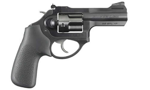 Ruger lcrx 38spc+p blk 3" hogue gp