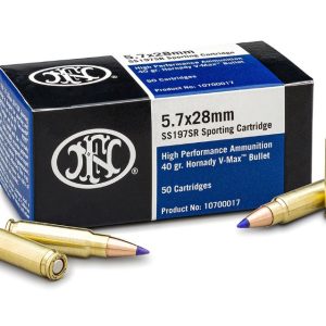 Fn ammo 40gr 5. 7 v-max 500rd case