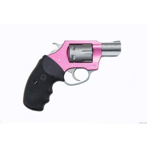 Charter arms pink lady handgun. 22 lr 8rd capacity 2" barrel pink with full size black grip