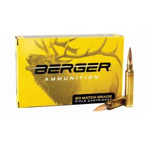 Berger elite hunter rifle ammunition 6. 5mm creedmoor 140gr hpbt 2842 fps 20/ct