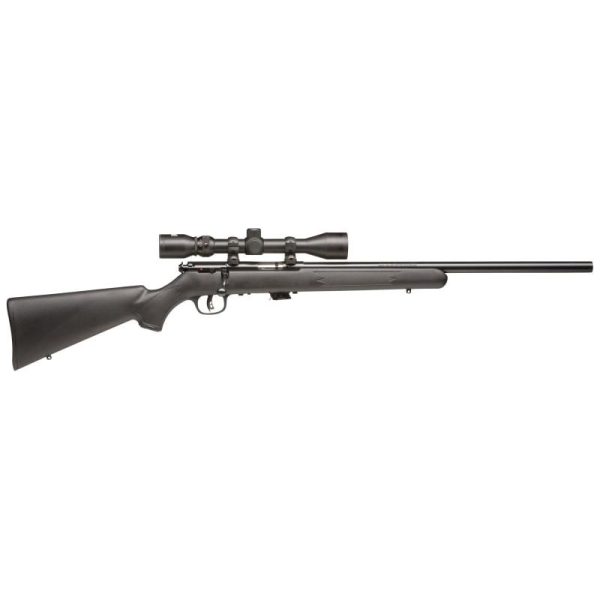 Savage arms mark ii fvxp rifle 22 lr 5/rd 21" barrel black with scope