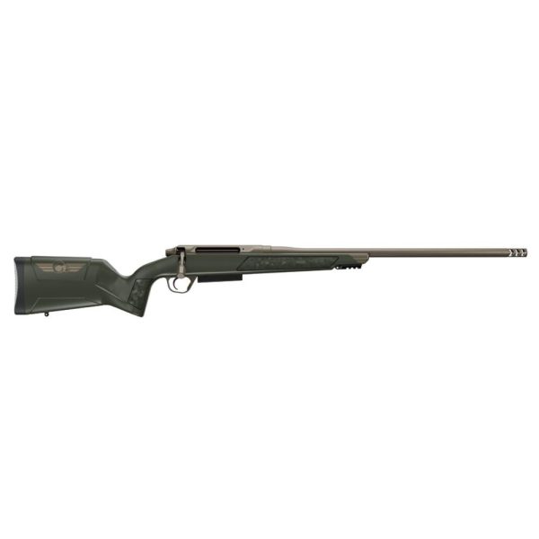 Christensen arms evoke rifle 7mm prc 4rd magazine 22" 5/8x24" threaded barrel bronze and od green
