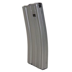 Duramag ar-15 rifle magazine grey with black follower 5. 56/. 223/300blk 30/rd